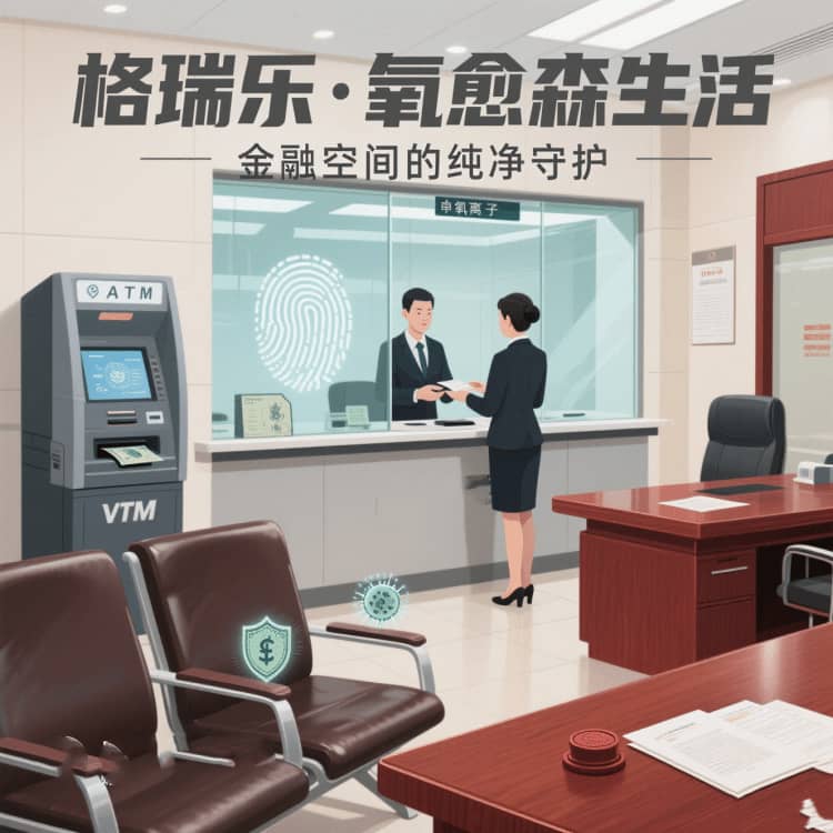 格瑞樂?氧愈森活 - 銀行空氣凈化解決方案：讓每一次服務都浸潤在森林般的清寧里